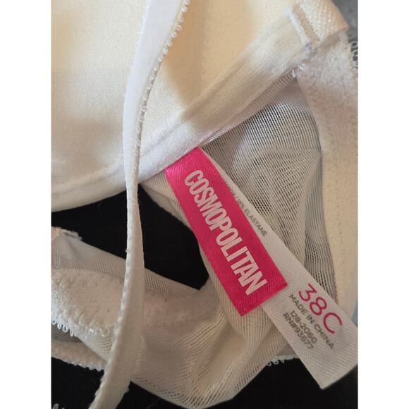 Cosmopolitan Ego Elevator Lace T Back Bra 38C Women's Front Closure Underwired - Picture 4 of 5